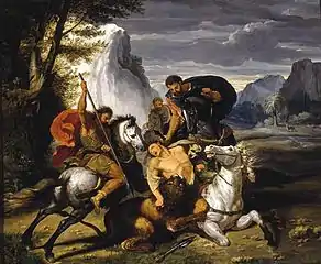 Chasse au lion (vers 1795), musée des Beaux-Arts de Dijon.