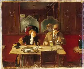 Au café, dit l'Absinthe (vers 1909), Paris, musée Carnavalet.