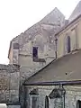 Salle à l'étage de la chapelle nord, vue depuis l'ouest.