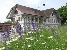 Le bâtiment abritant les bureaux à Grossaffoltern en 2008