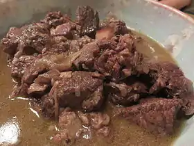 Bœuf bourguignon.