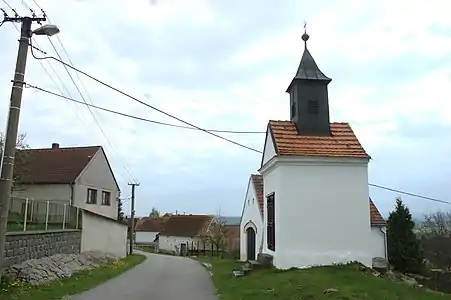 Chapelle à Břežany.