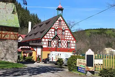 L'hôtel du Vieux Moulin.