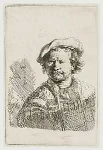 Autoportrait au béret (c. 1642, Rijksmuseum Amsterdam).