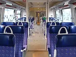 Intérieur d'une B 82500 Transilien.