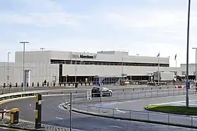 Le terminal de l'aéroport d'Aberdeen