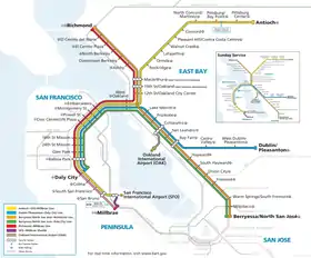 Image illustrative de l’article Bay Area Rapid Transit