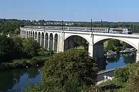 Le viaduc de Saint-Mammès.