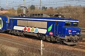 SNCF BB 7602 en livrée Transilien.