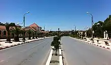 Route nationale No 5 traversant le centre de la ville de Bordj Bou Arreridj.