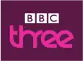 Variante de logo de BBC Three du janvier 2008 au 4 janvier 2016.