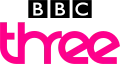 Logo de BBC Three du janvier 2008 au 4 janvier 2016.