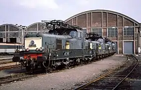 Une BB 12000, locomotive utilisée dans le Nord