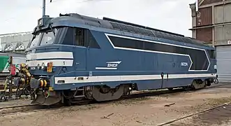 Locomotive diesel BB 67274.