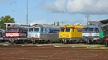 Florilège de locomotives de type BB 67400.