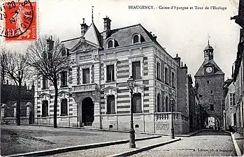 Carte postale représentant le bâtiment au début du XXe siècle.