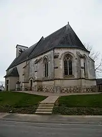 Chevet de l'église Saint-Josse.