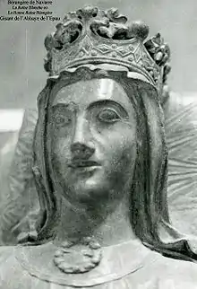 Gisant de Bérengère de Navarre.