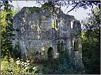 Les ruines du couvent d'Abrillac.