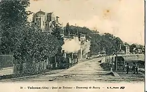 no 694, voie métrique de 1898, no 17 des Tramways de l'Ain