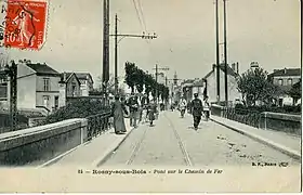 Vue du Pont du Chemin de fer, à la même époque...