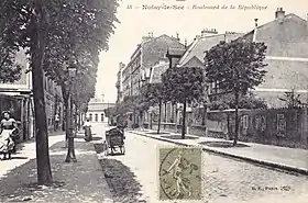 Le boulevard de la République au début du XXe siècle.