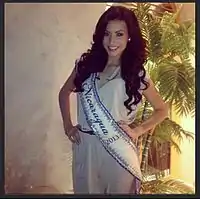 Photographie montrant Miss Nicaragua 2013, Nastassja Bolívar