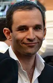 Benoît Hamon, tête de liste.