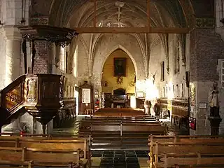 Intérieur de l'église Saint-Sulpice.