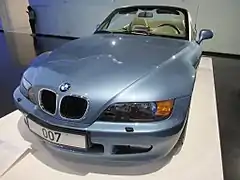 BMW Z3 de GoldenEye (1995) Musée BMW de Munich