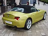 BMW Z4 M, vue arrière