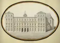 Gravure de l'hôtel de Ville