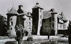 Château de Cordès, lieu de transfert de la Bibliothèque nationale et universitaire de Strasbourg de mars 1939 à octobre 1941 cliché BNU