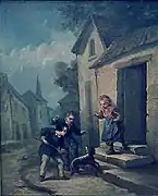 Enfants dans la rue, 1844.