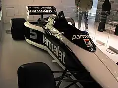 Nelson Piquet remportera le titre mondial 1983 au volant de cette Brabham BT52 à moteur BMW