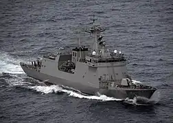 Le BRP Jose Rizal (FF-150) en 2020.