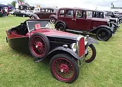 BSA 3-wheeler de 1933.