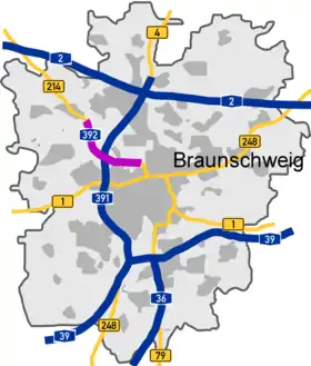 Image illustrative de l’article Bundesautobahn 392