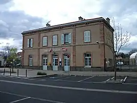 Le bâtiment voyageurs de la gare de Vertaizon