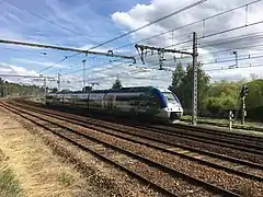 TER Nouvelle-Aquitaine à Argenton-sur-Creuse en 2017.