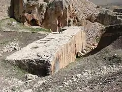 La Pierre du sud sur le site de Baalbek au Liban.