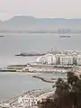 Bab-El-Oued et la baie d'Alger vus des hauteurs de Bologhine.