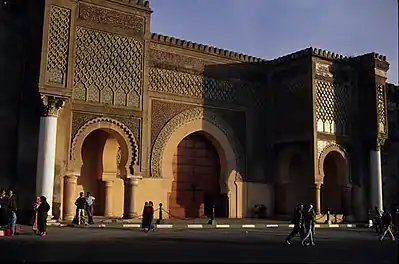 Bab el Mansour, une des portes d'entrées de la médina de Meknès