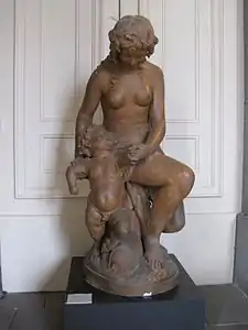 Bacchante jouant avec un faune, Musée des Beaux-Arts de Besançon.