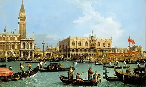 Le Bassin de Saint Marc le jour de l'Ascension, 1733-1734Royal Collection