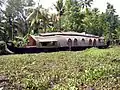 Houseboat dans un canal des Backwaters