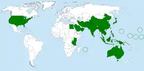 Description de l'image Bactrocera cucurbitae distribution.PNG.