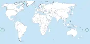 Description de l'image Bactrocera xanthodes distribution.PNG.