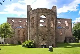 Abbatiale d'Hersfeld, abside, transept Ouest