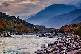 Rivière dans le Badakhchan.